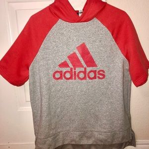 Adidas short sleeve sweatshirt